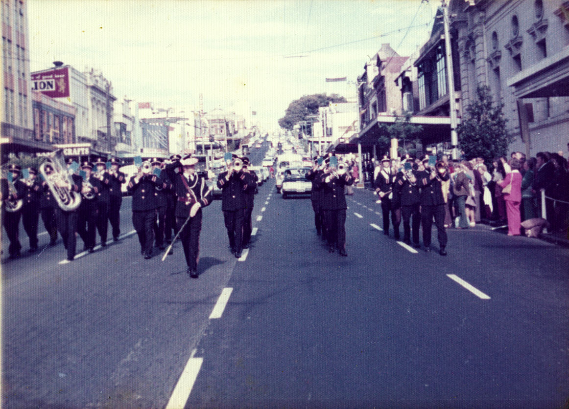 Upper Hutt Municipal Band, national contest, Auckland, 1975