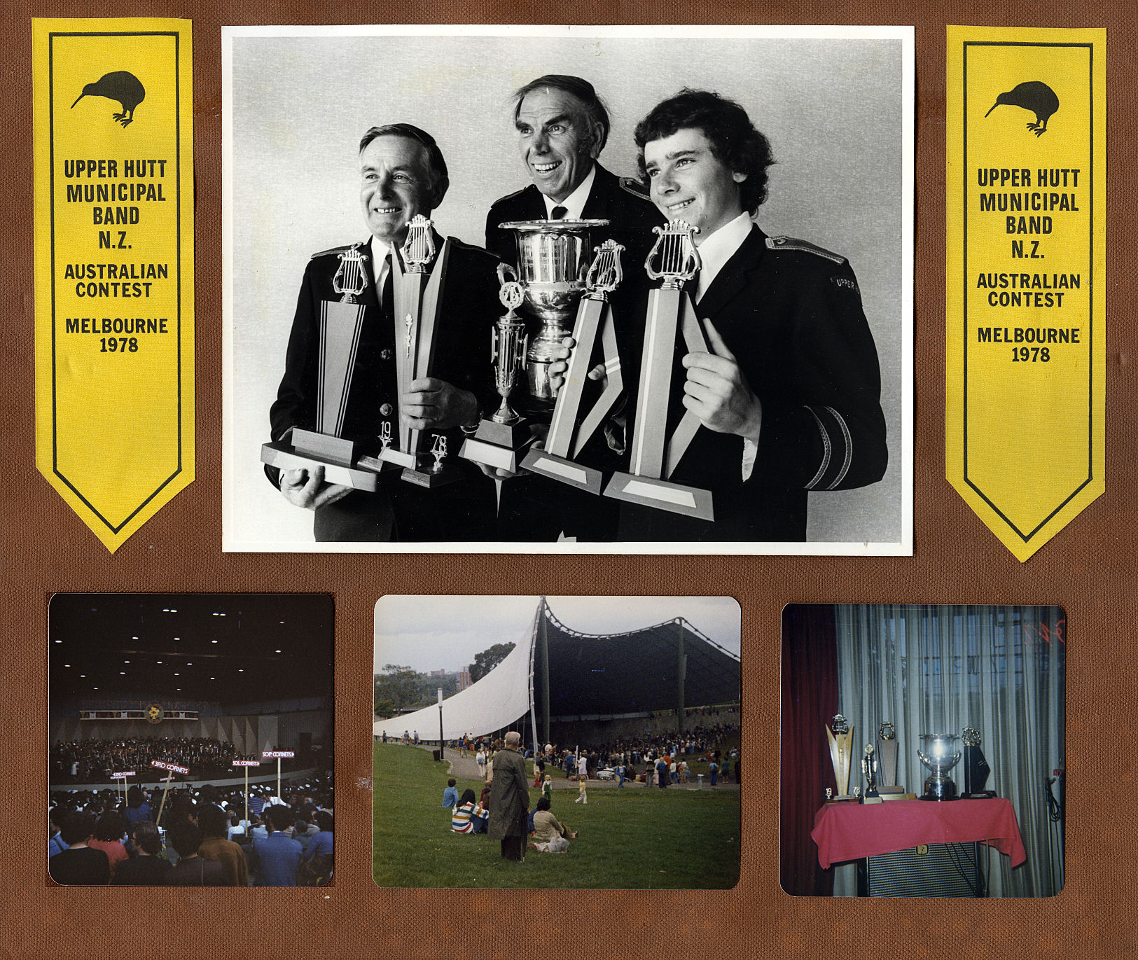Upper Hutt Municipal Band, Australian contest, Melbourne, 1978