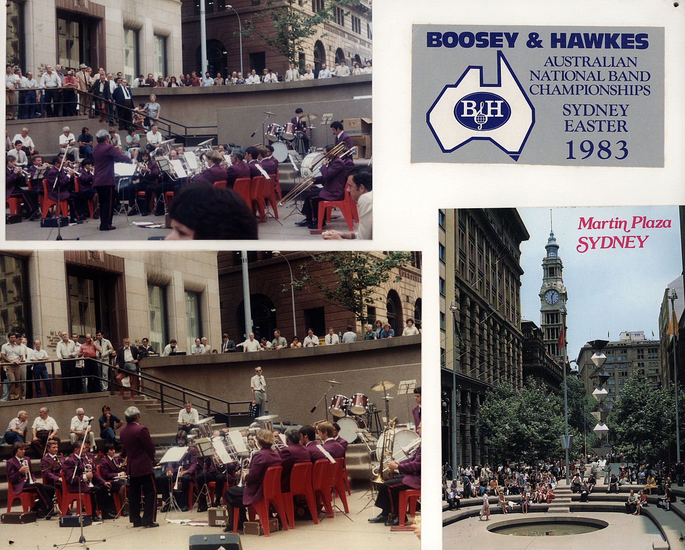 Upper Hutt Municipal Band, 1983; Australian National Band Championships.