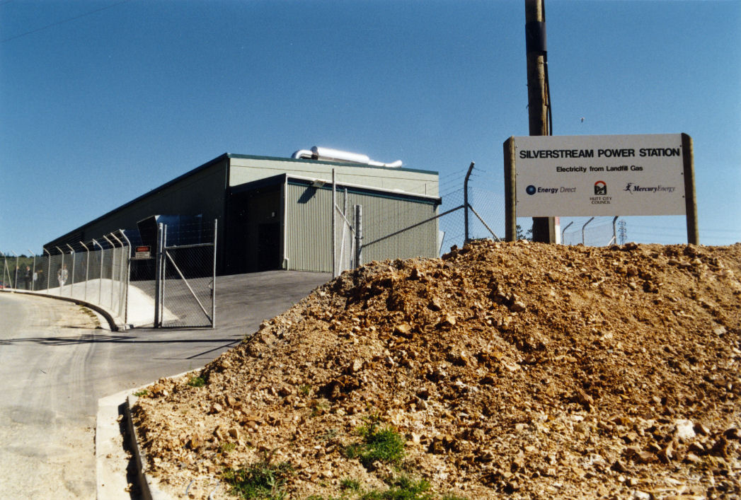 Silverstream landfill; power generation from gases.