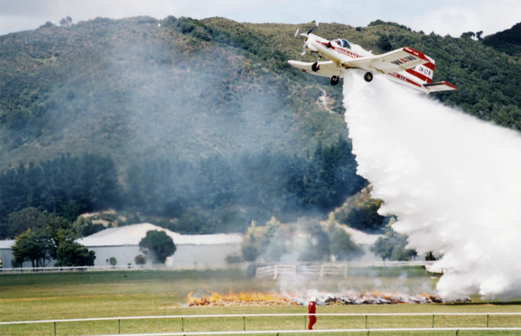 Festival of the Pines; bush fire-fighting display.
