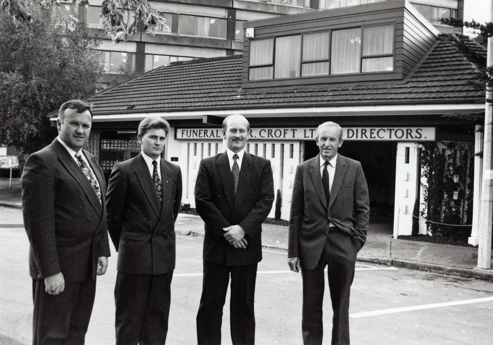 J. R. Croft Ltd (later, Croft Funeral Home Ltd),  2 Osborne Place, Lower Hutt.