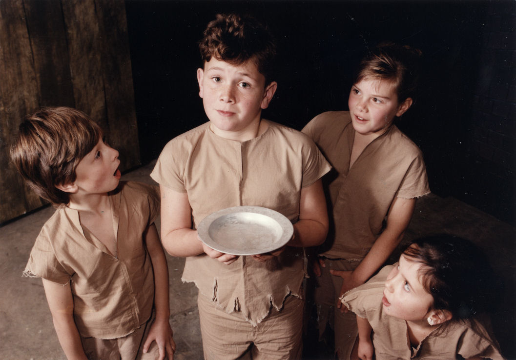 Upper Hutt Operatic Society; 'Oliver!'; Ben Runciman, Ryan Runciman (Oliver), Monique Bootten, Danielle White.