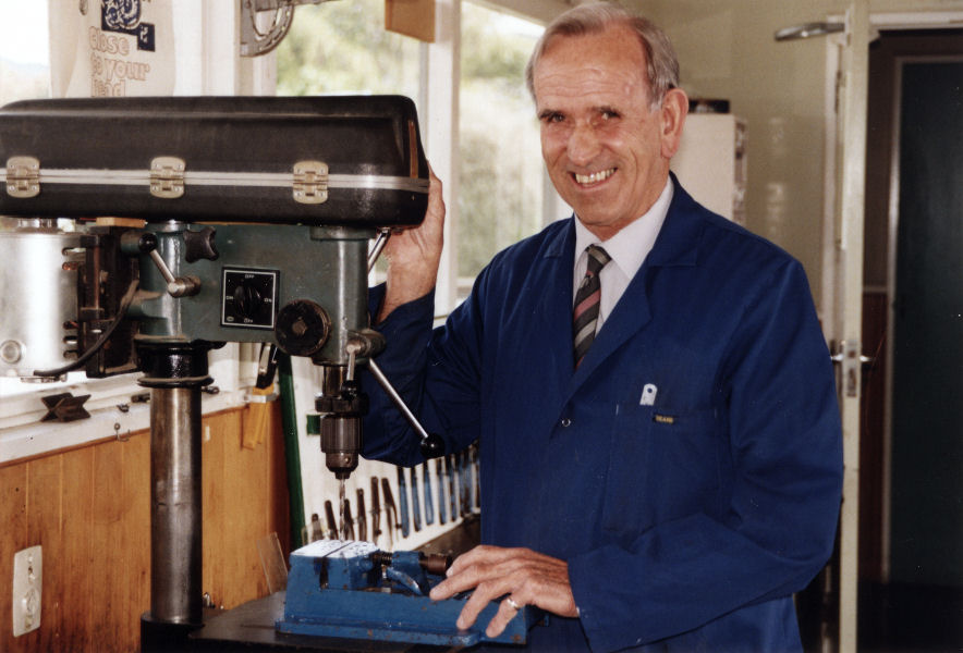 Maidstone Intermediate; metalwork teacher Ken Crombie retires after 24 years.