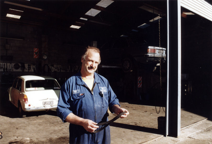 Bruce Bold, of Bold Motors, 30 Montgomery Crescent.