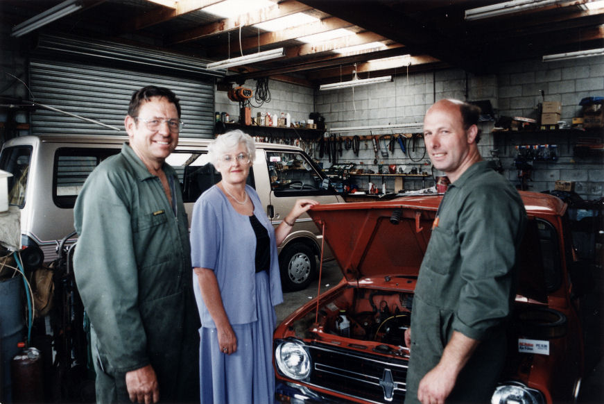 P E Crook Mechanical, Weekly Review Lane; Peter and Ann Crook, Murray Dickens.