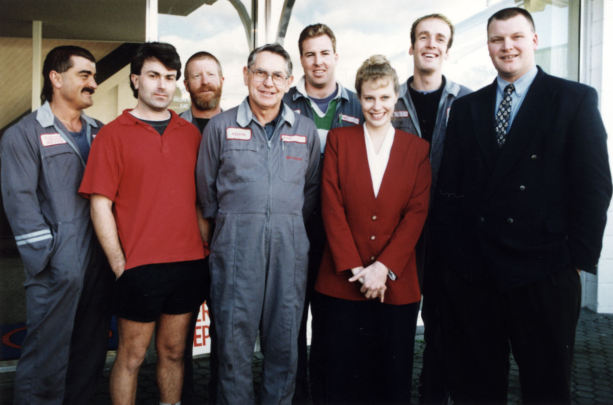 King Toyota; workshop staff.