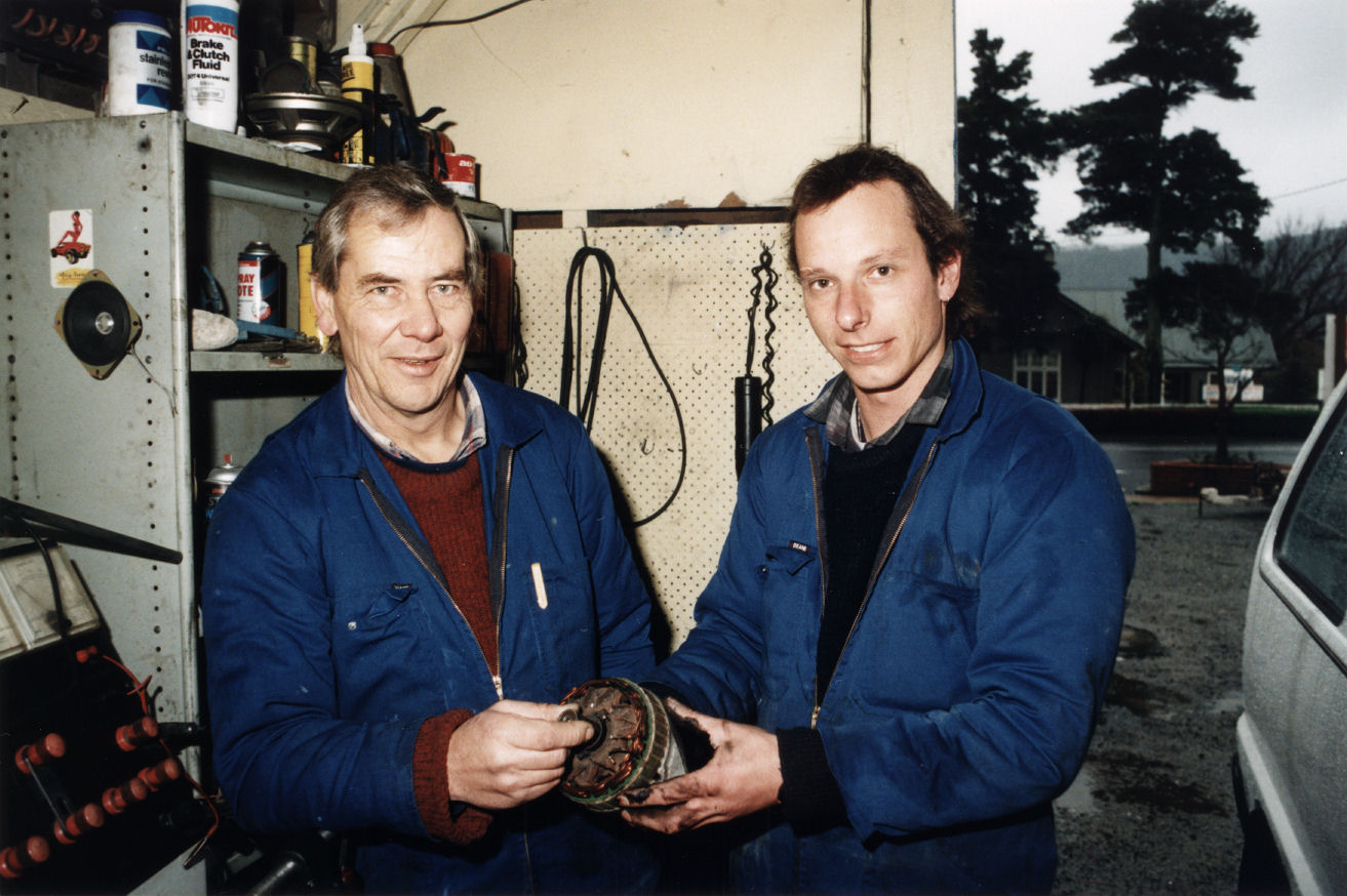 Auto Electrical Specialists, 40 Main Street; Terry Bellward, Bruce Behrent.