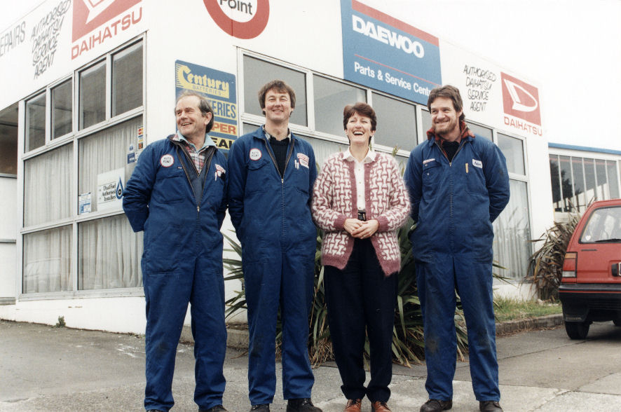 Maidstone Auto Point, 4 Goodshed Road; Chris Fouhy, Lindsay Williams, Donna King, Adam Carmichael.