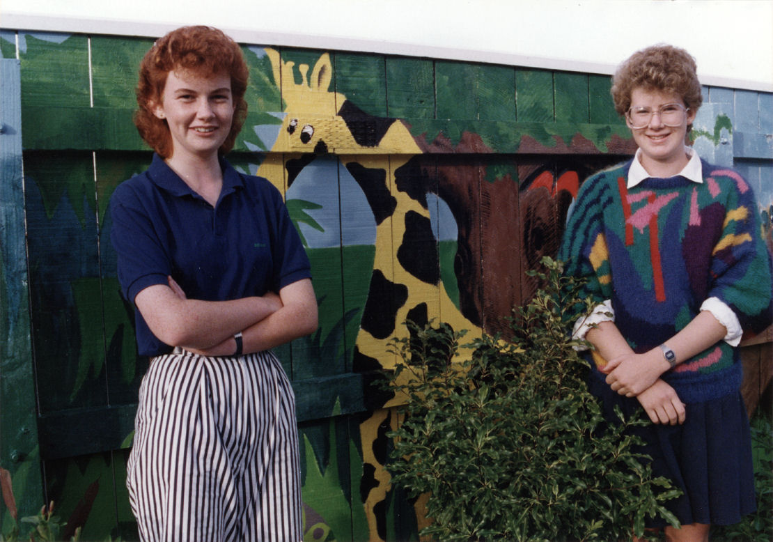 Silverstream kindergarten; fence decorated by Upper Hutt College students Kathryn Thomas and Christine Downes.