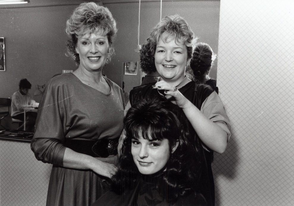 Peaches Hair Design, 9 Main Street; proprietor, Jackie Svenson, Rachael Wallis, Kim Svenson, daughter.