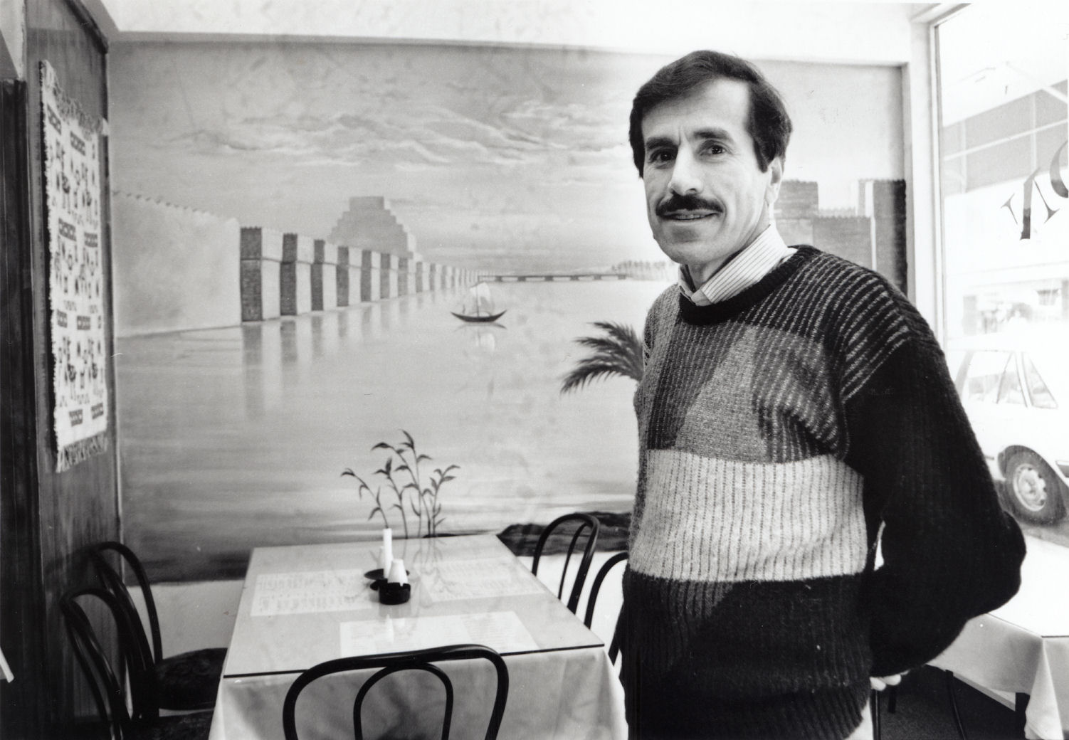 Babylon Cafe, 18 Bunny Street, Lower Hutt; Jim Jajjo,  owner.