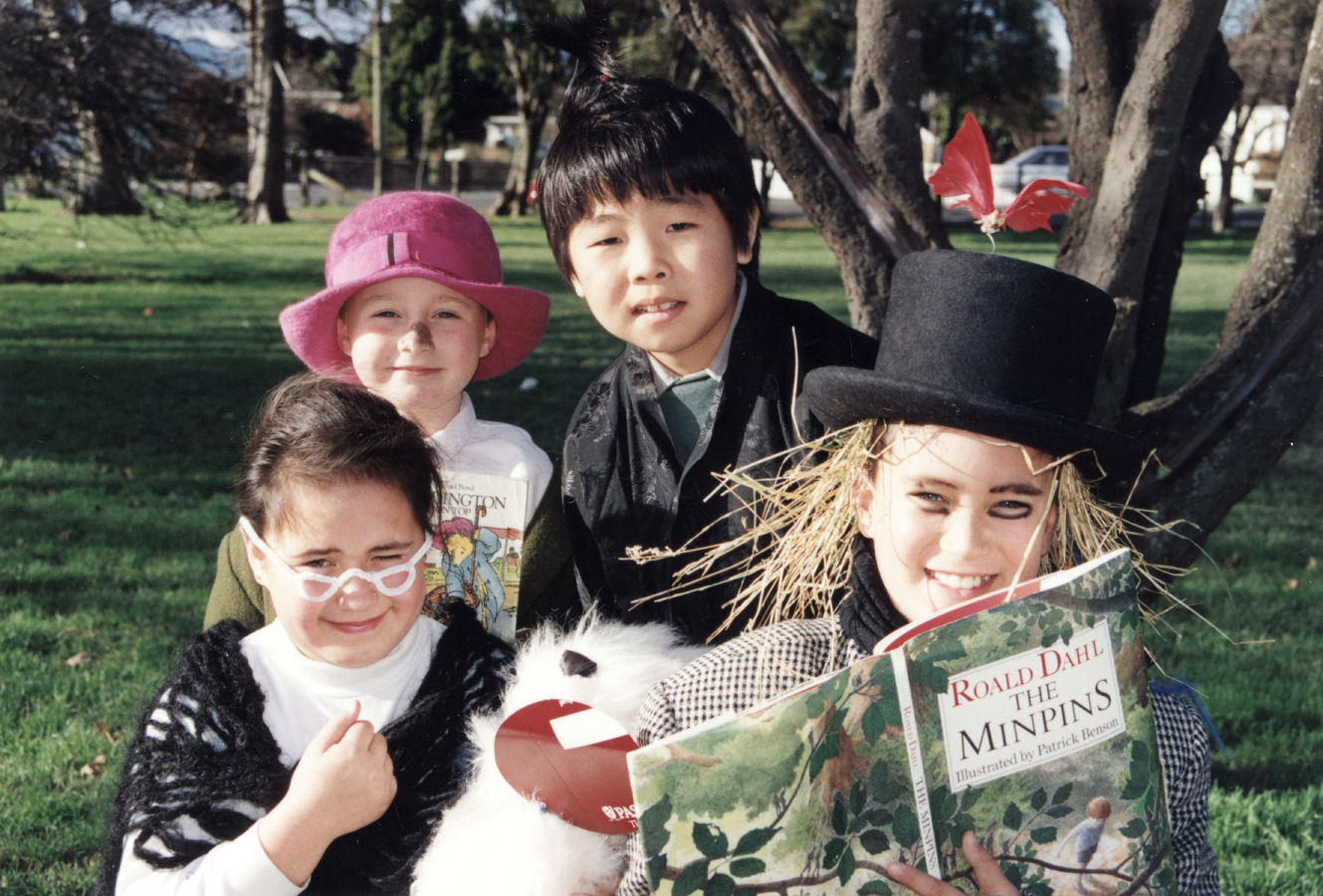 St Joseph's school; Book Week; pupils dressed up as book characters.