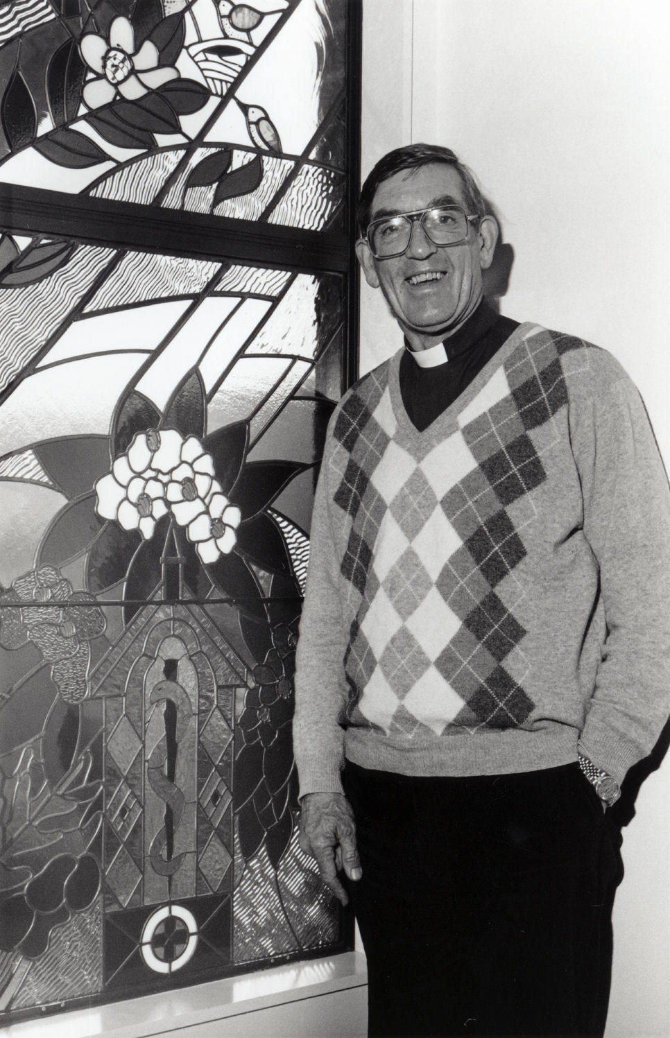Dame Cecily Pickerill memorial stained-glass window, St Mary's church