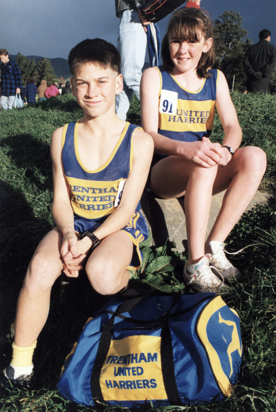Harriers; the Dome Cup; Trentham United under-14s; Anna O'Leary, 1st, girls; Richard Anderton, 3rd, boys.