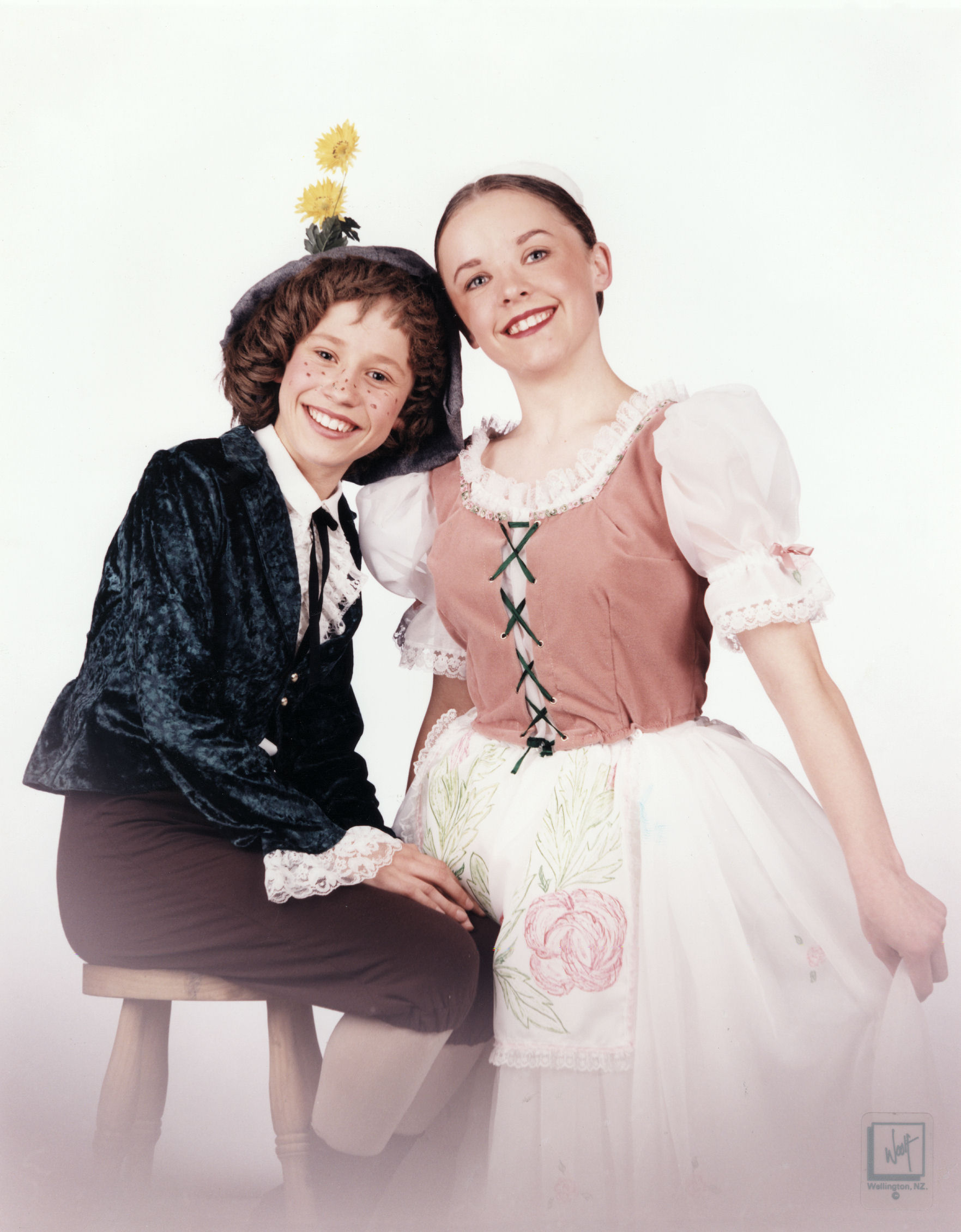 Lower Hutt City Ballet; "La Fille Mal Gardee", in the Little Theatre; Charlotte Lawson and Wendy Jane Warren.
