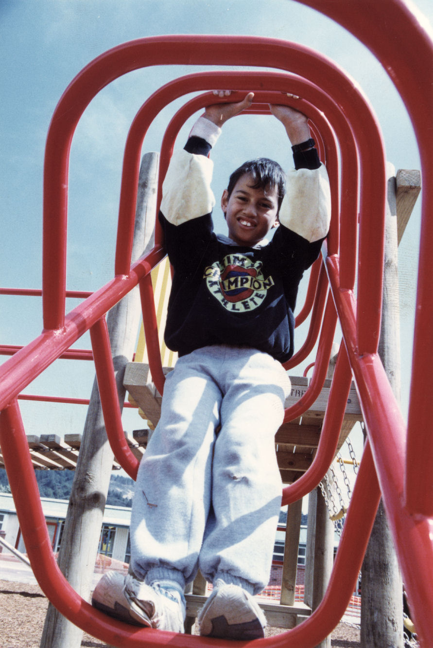 Silverstream School; metal-framed adventure playground; Joseph Richardson.
