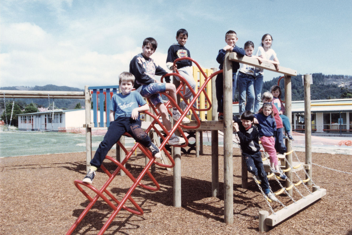 Silverstream School; new playground from Trustees and Lions.