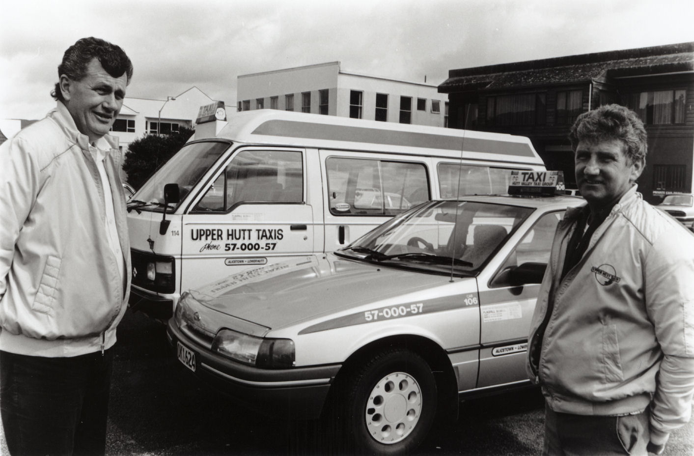 Upper Hutt Taxi Society; Layton Edwards, Ross McMurray, taxi proprietors.
