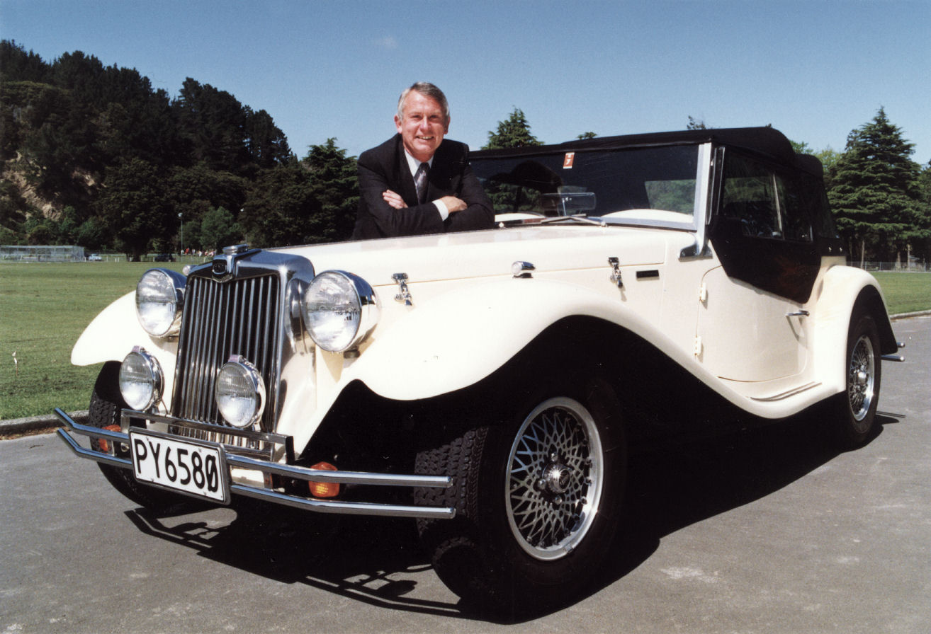 Almac Cars, Nicolaus Street; custom-made MG look-alike, built by Alec McDonald.
