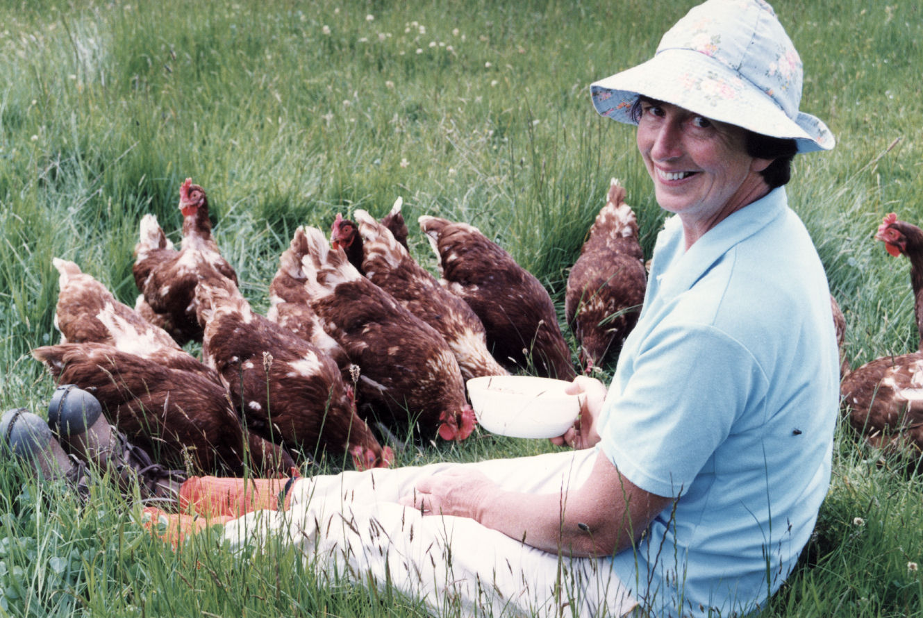 Whiteman's Valley free range poultry farmer Peggy McCarthy.
