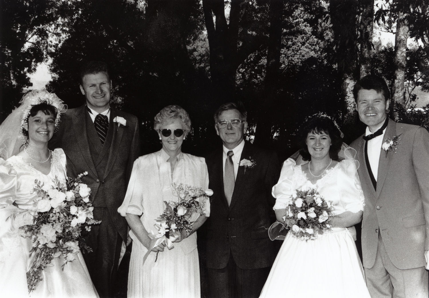 Summer carnival 1992, Trentham Memorial Park; triple wedding.