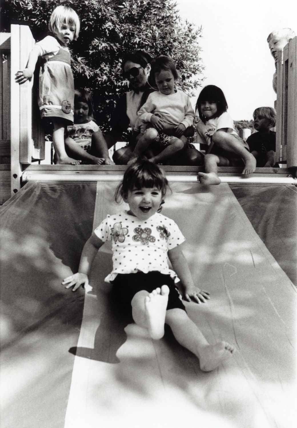 Totara Park Playcentre; zoom slide, Laura King
