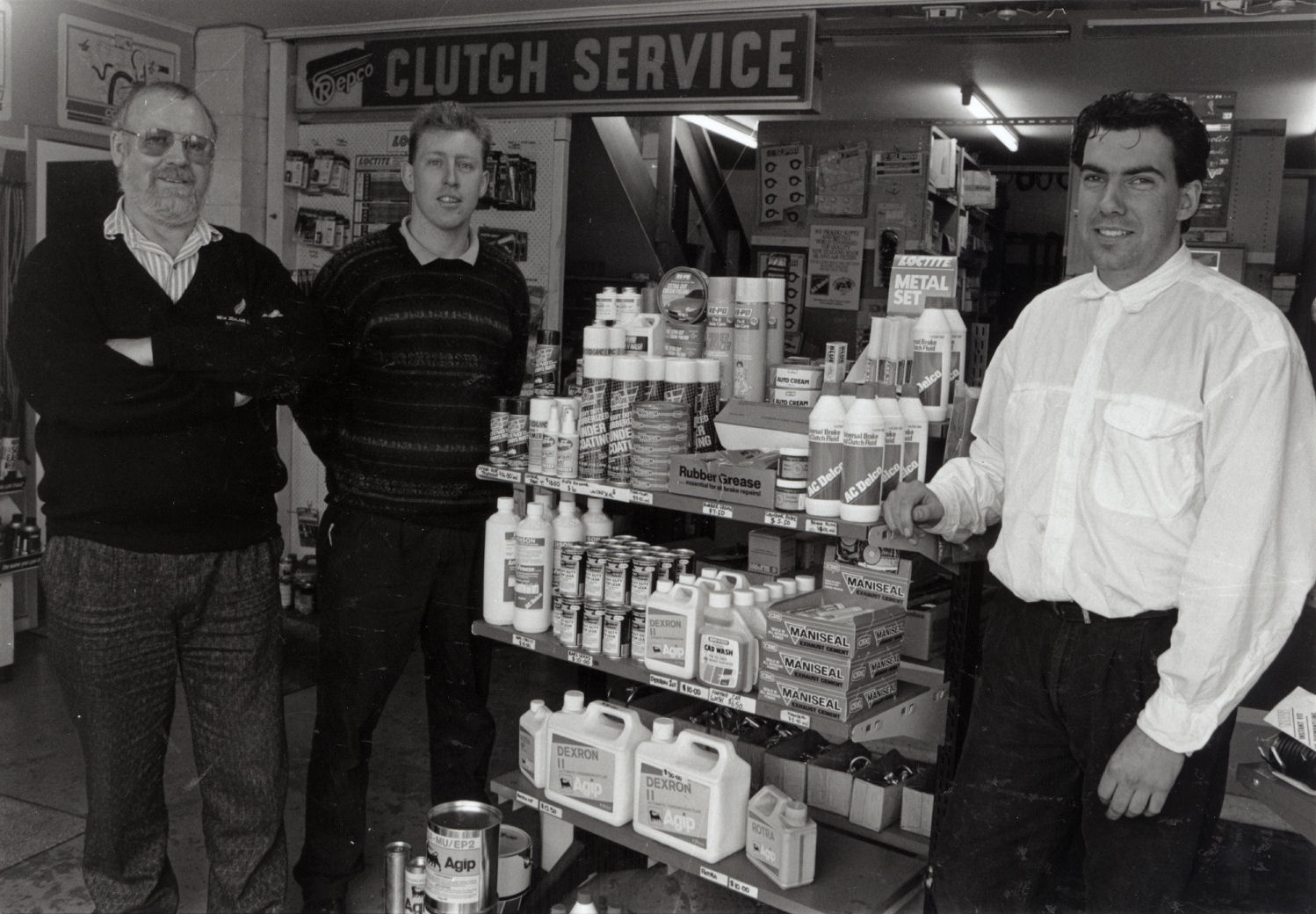 Motor Products, 28 Montgomery Crescent; Mike Judd, Greg Judd, Paul Shierlaw.