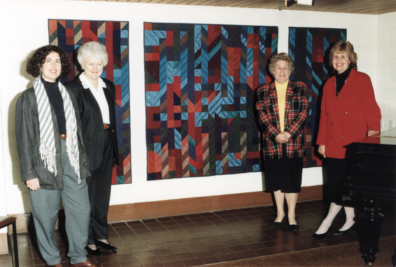 Women's Suffrage Centennial Year quilt group by Jas Norton