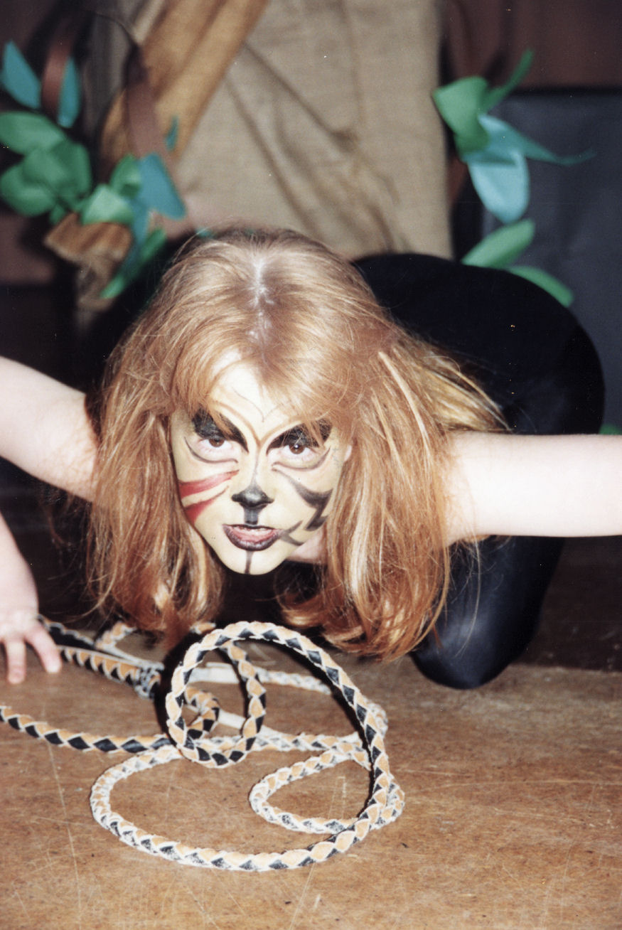 Maidstone Intermediate; "The Power of the Small"; Amy Perkins, poised to strike.