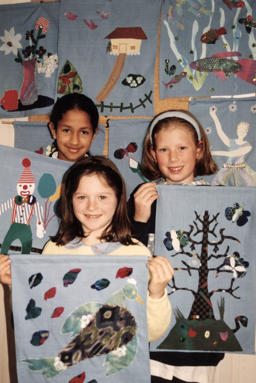 Embroiderers' Guild; two-day holiday programme at the Wesley Centre; Alisha Jina, Ainsley Carthy, Danusia Young.