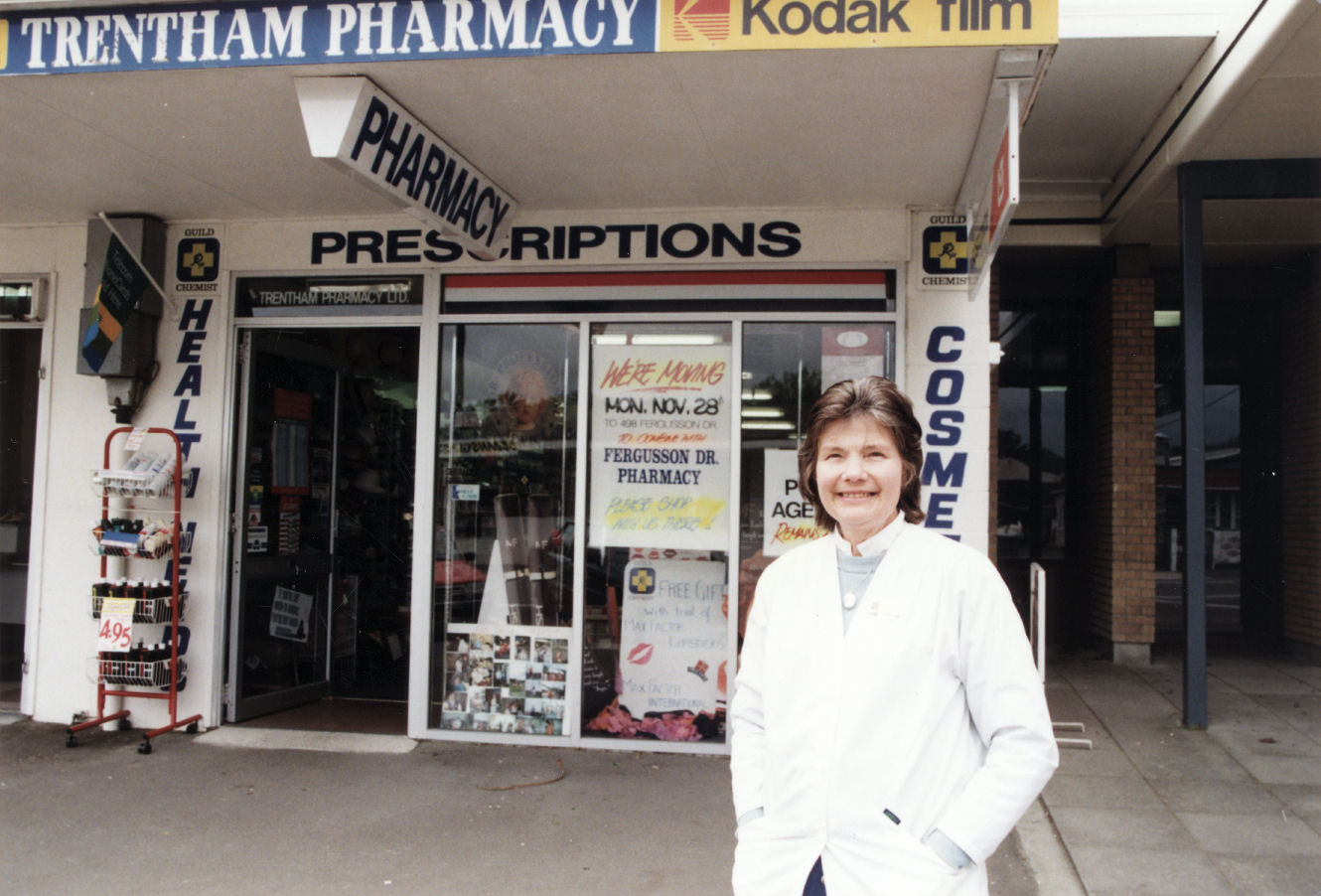 Trentham Pharmacy, 9a Camp Street to move to 498 Fergusson Drive; owner Geraldine Sims.