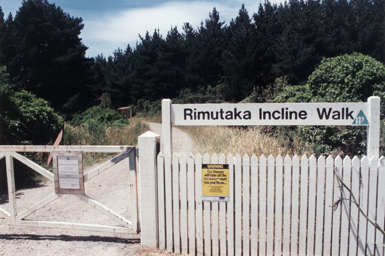 Rimutaka Incline walkway; entrance at Kaitoke.