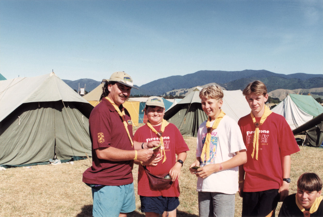 Scouts; Jamboree, Greytown; Kaitoke group.