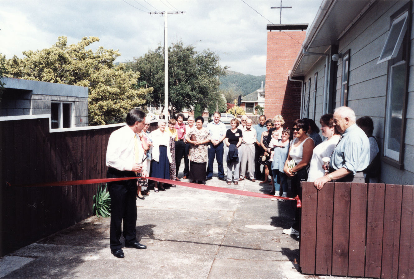 Trentham community centre opened by Rimutaka MP Paul Swain.