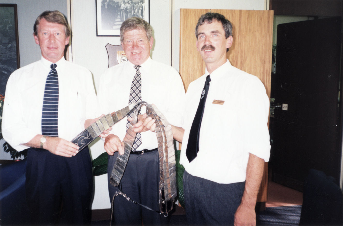 Rifle shooting; John Whiteman, Rick Fincham, going to South Africa with the New Zealand Palma Trophy team.