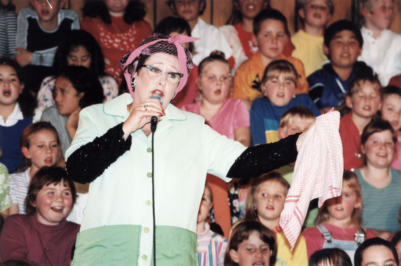 Civic Centre; Suzanne Prentice in "Kids for Kids" concert.