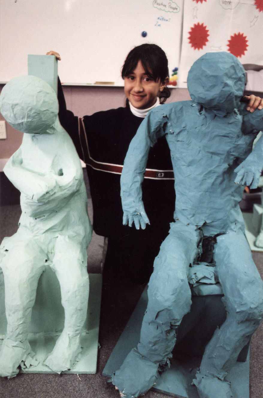 Silverstream School; Ami Hokianga; models made to help her class understand the plight of refugees in Kosovo.