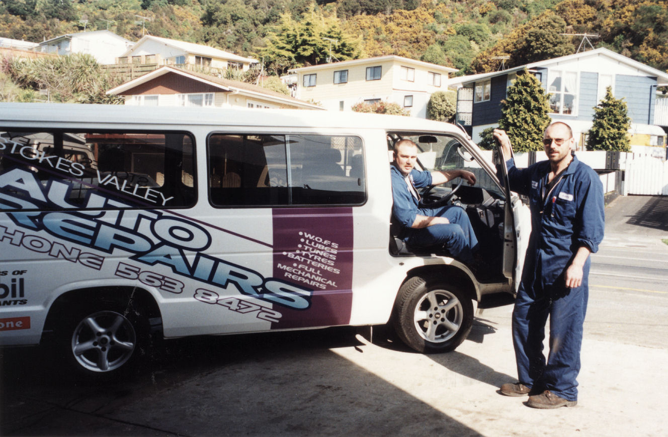 Stokes Valley Auto Repairs, 51 George Street; brothers Paul and Dave.