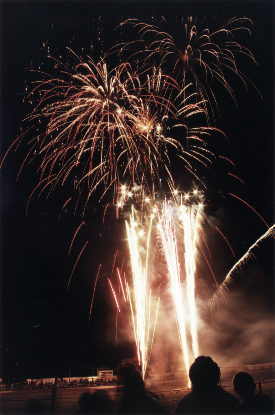 Te Marua Speedway; fireworks; 1999 | Upper Hutt Libraries