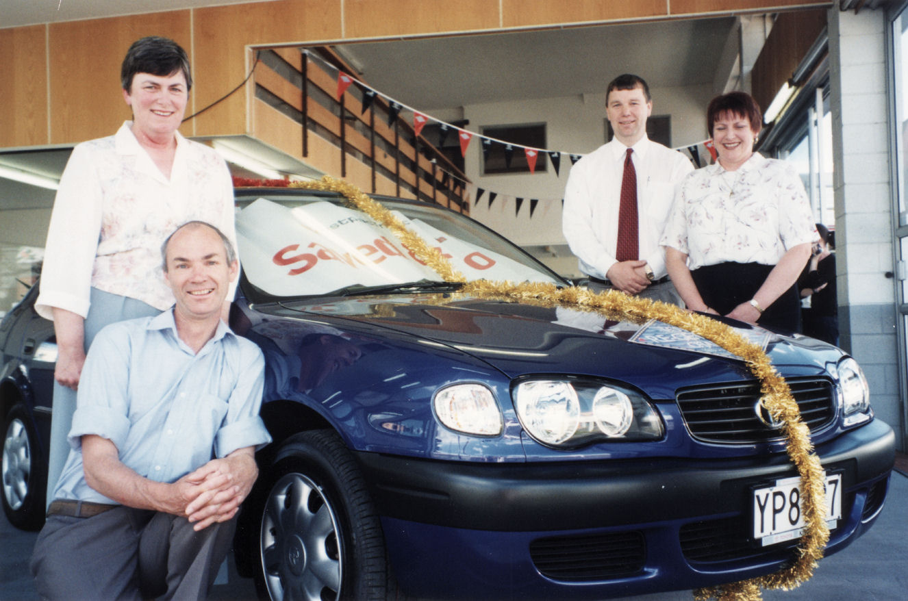 Jeanette and Clive McGovern win Toyota XL Hatch