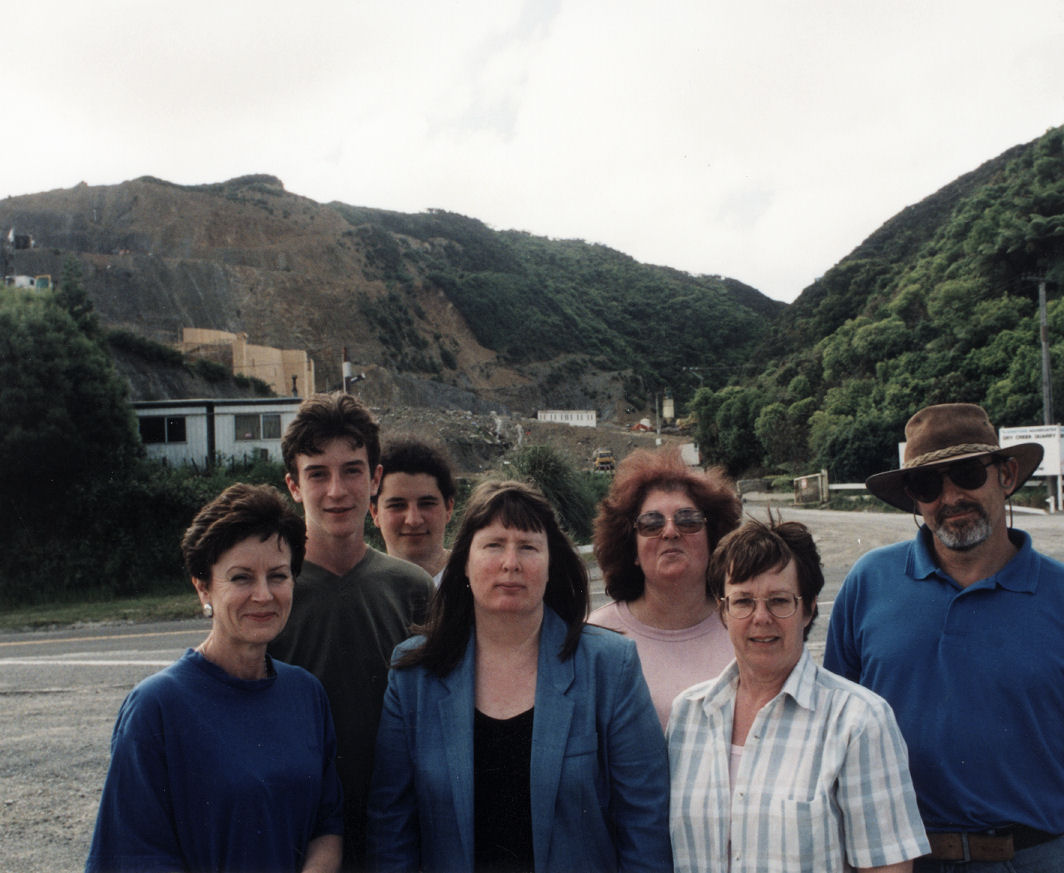 Haywards Hill residents who feel State Highway 58 should go through Dry Creek Quarry.