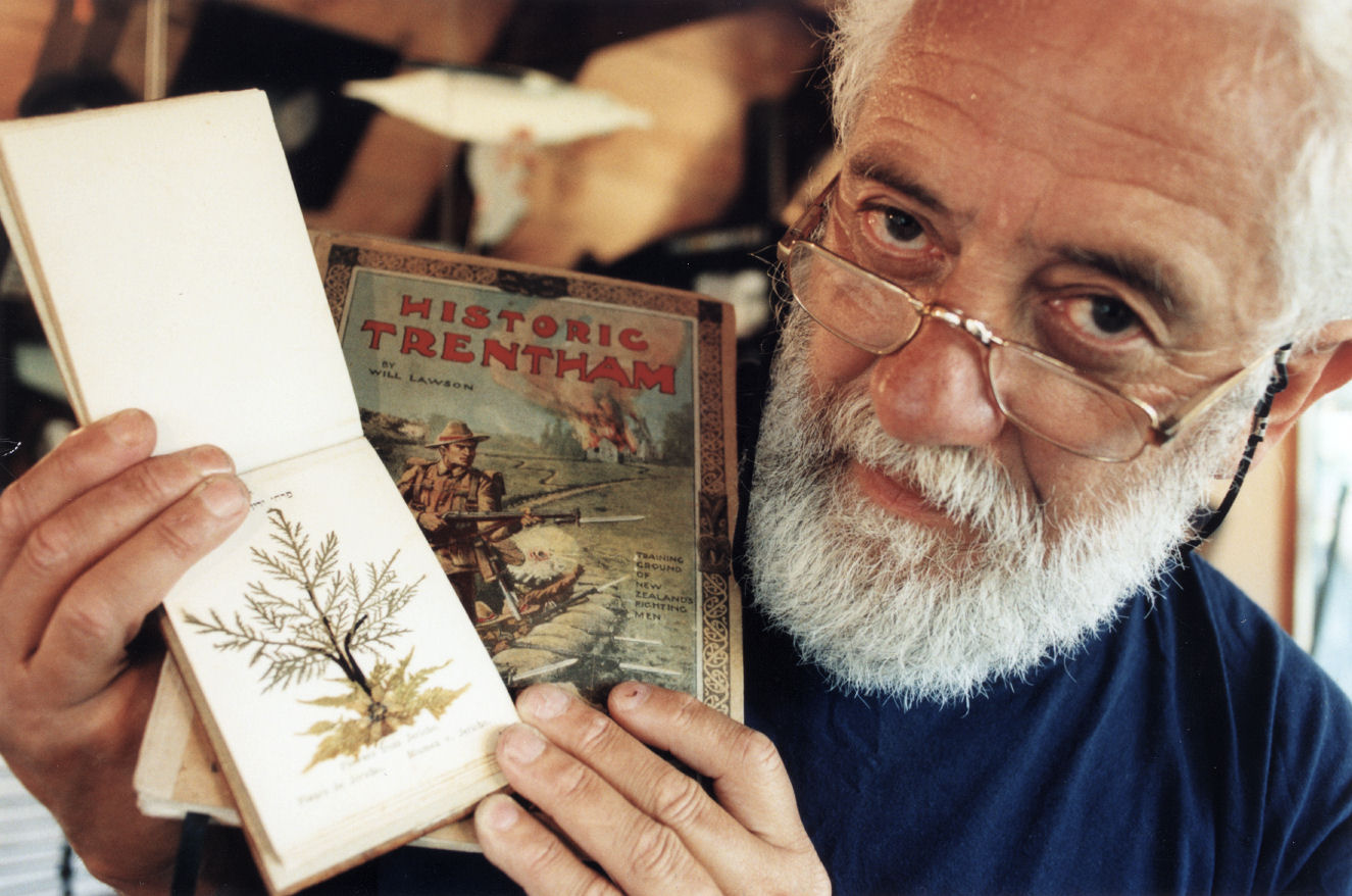 Bookbinding repair specialist Bill Tito; 'Historic Trentham' and pressed flower collection.