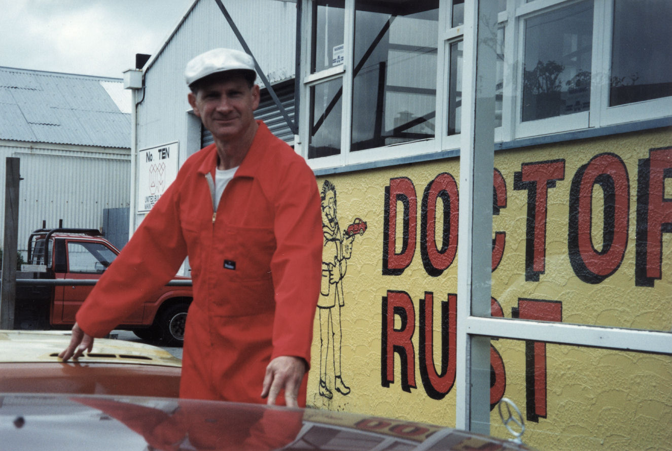 Doctor Rust, 8 Hollands Crescent, Naenae; Pedro Traitel, rust repairer.