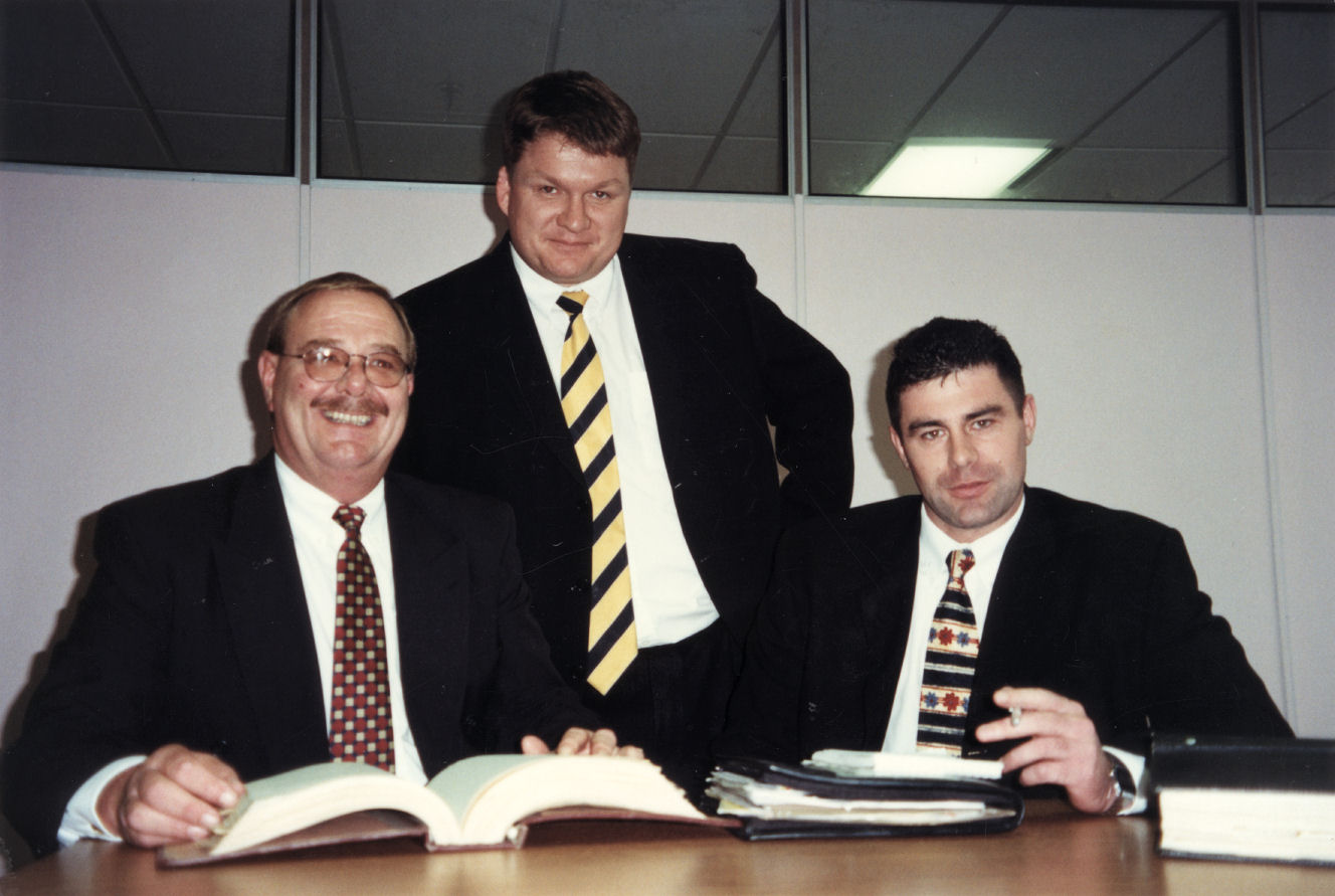 Ingerson Cliff Pauls; insurance brokers, level 6, Astral Towers; principal Paul Ingerson; underwriters Simon Foley, Andrew Robinson.