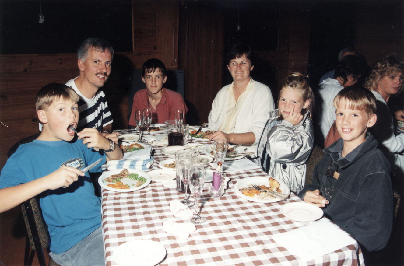 Passover meal; combined churches, St Hilda's hall.