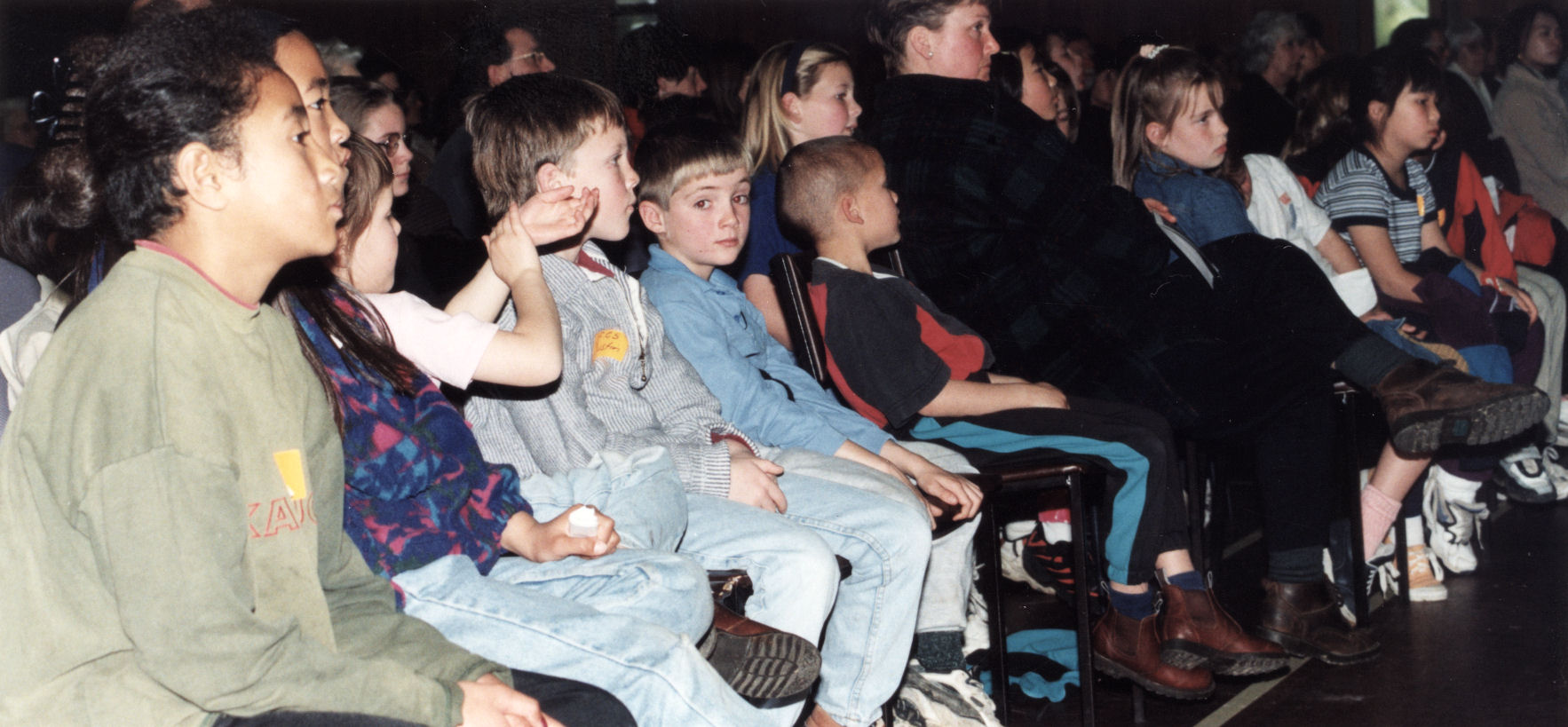 Fraser Crescent School youngsters at a New Zealand Symphony Orchestra concert in the Civic Centre.