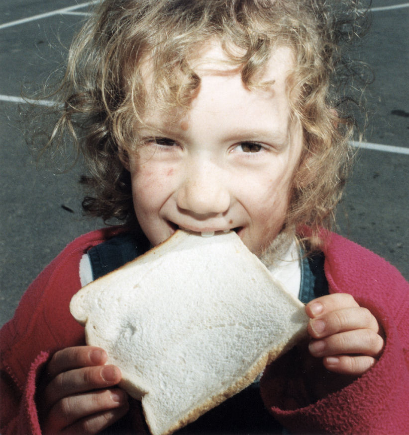 Upper Hutt Primary School; Kelsey Weaver wins Tip Top Bread 'Passport to Gold' competition sports gear.