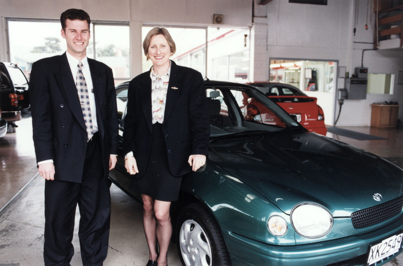 King Toyota sponsors lease of Corolla to Te Omanga Hospice.