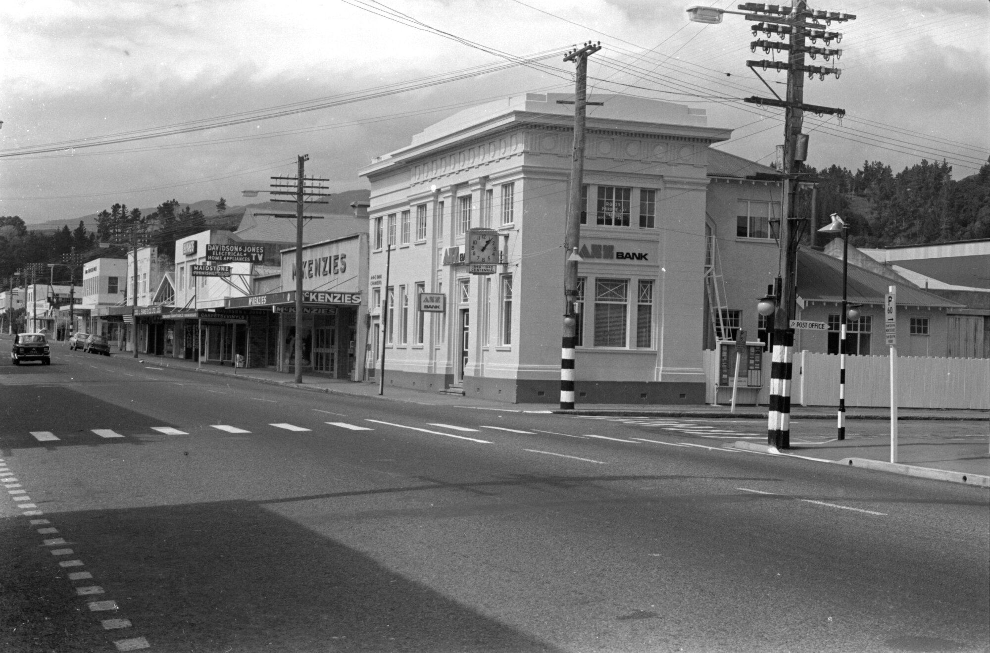 Main Street, c.1974; south side, looking east from Geange Street